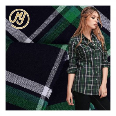 Modern Design High Quality Shirts Poplin Combed Check Shirting Organic Fabrics 100% Cotton